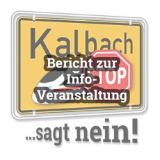 Bericht: Info-Veranstaltung für Bürger zur geplanten Bahntrasse durch Kalbach